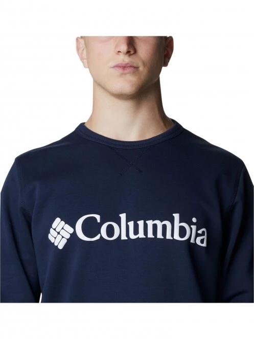 pulover pt. barbati Columbia M Columbia Logo Fleece Crew albastru 4