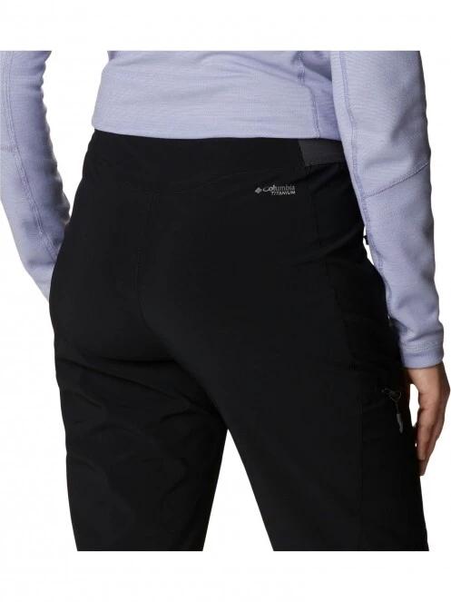 pantaloni de drumetie pt. femei Columbia W Titan Pass Pant negru 6