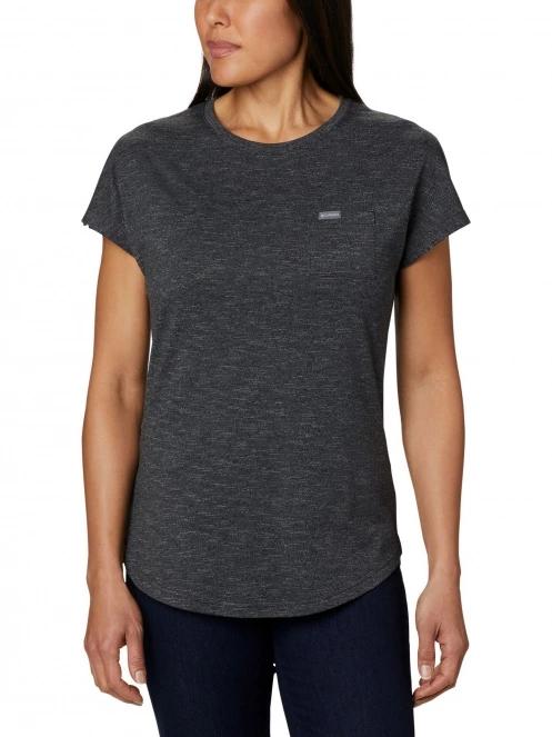 tricou cu maneci scurte pt. femei Columbia Cades Cape Tee negru 2