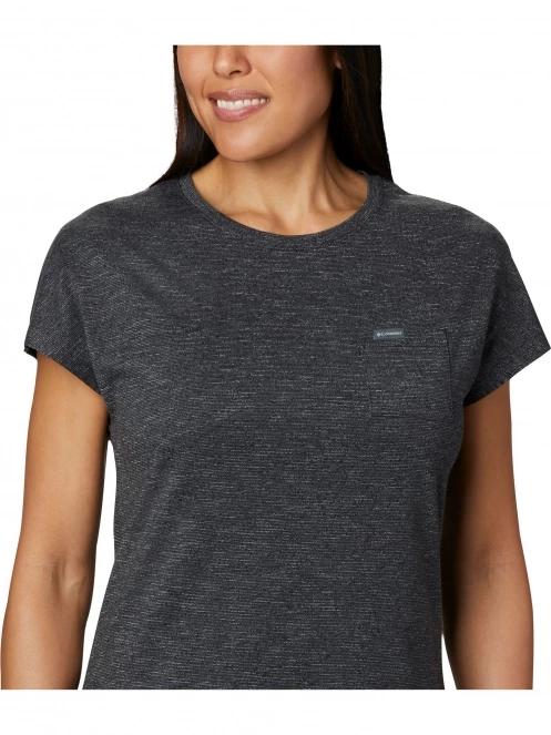 tricou cu maneci scurte pt. femei Columbia Cades Cape Tee negru 5