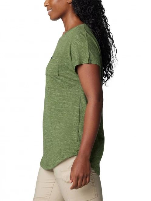 tricou cu maneci scurte pt. femei Columbia Cades Cape Tee verde 3