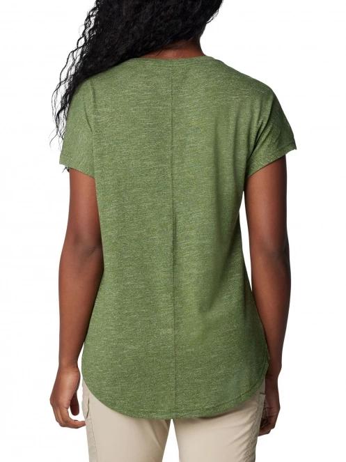 tricou cu maneci scurte pt. femei Columbia Cades Cape Tee verde 4