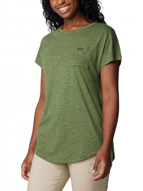 tricou cu maneci scurte pt. femei Columbia Cades Cape Tee verde 5