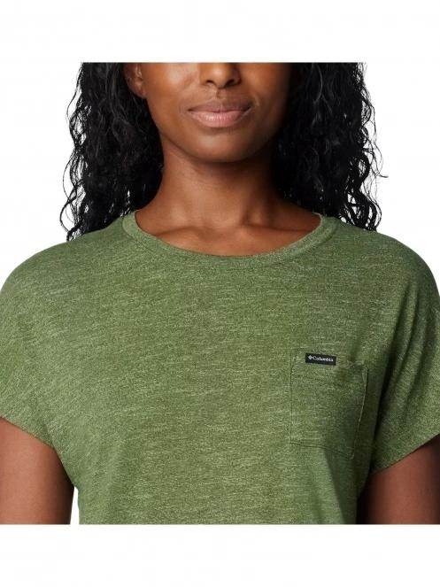 tricou cu maneci scurte pt. femei Columbia Cades Cape Tee verde 6