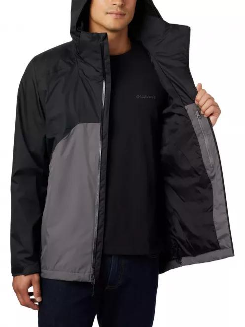 haine de ploaie pt. barbati Columbia Rain Scape Jacket negru 5