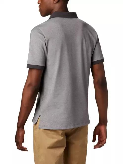 tricou cu guler pt. barbati Columbia Cove Dome Butte Solid Pique Polo negru 4