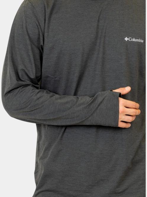 tricou cu maneci lungi, pentru sport pt. barbati Columbia Tech Trail Long Sleeve Crew II gri 7
