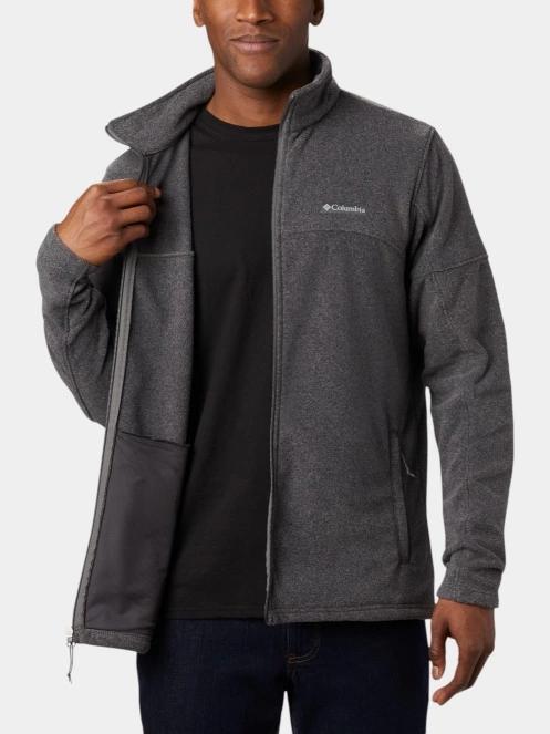 pulover polar pt. barbati Columbia Basin Trail III Full Zip gri 5