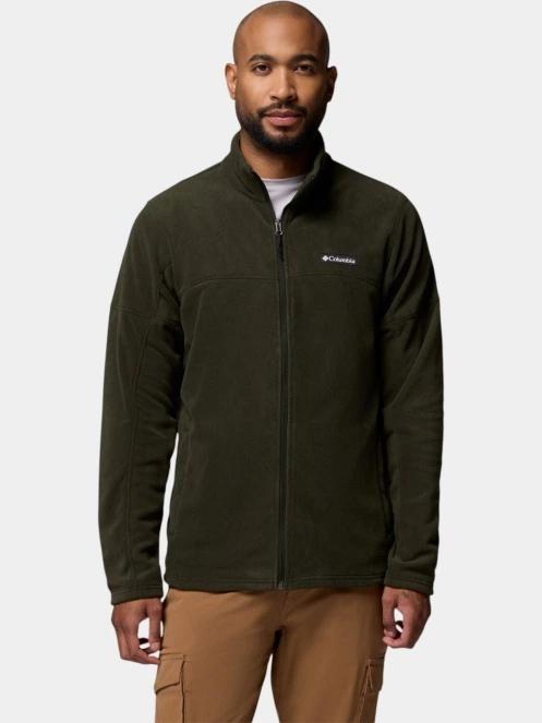 pulover polar pt. barbati Columbia Basin Trail III Full Zip verde inchis 2