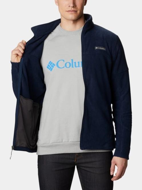 pulover polar pt. barbati Columbia Basin Trail III Full Zip albastru inchis 6