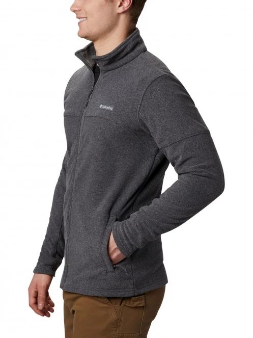 pulover polar pt. barbati Columbia Basin Trail III Full Zip gri 3
