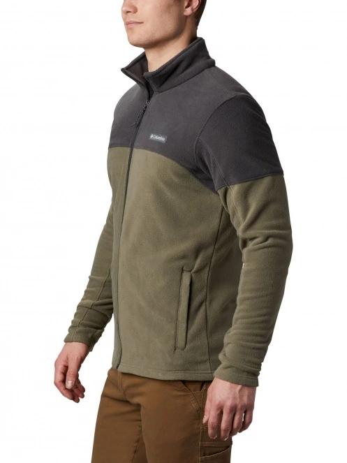 pulover polar pt. barbati Columbia Basin Trail III Full Zip verde 3
