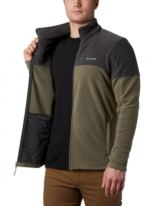 pulover polar pt. barbati Columbia Basin Trail III Full Zip verde 5