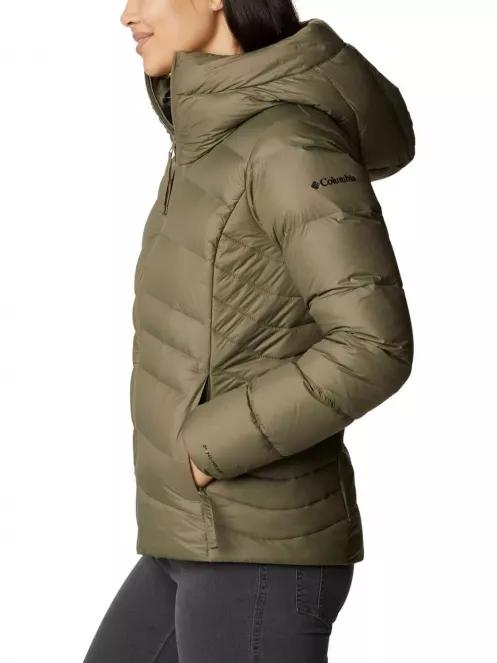 jacheta de puf pt. femei Columbia Autumn Park Down Hooded Jacket verde 4