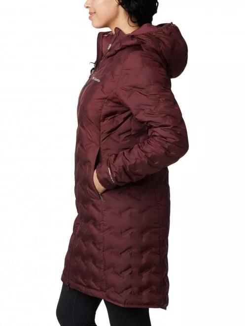 jacheta de puf pt. femei Columbia Delta Ridge Long Down Jacket violet 4