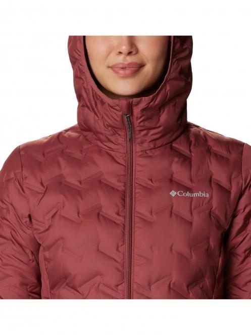 jacheta de puf pt. femei Columbia Delta Ridge Long Down Jacket rosu 7