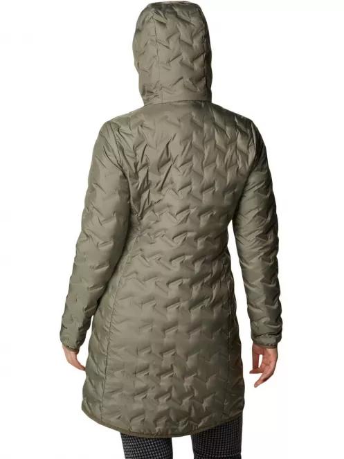 jacheta de puf pt. femei Columbia Delta Ridge Long Down Jacket verde 3