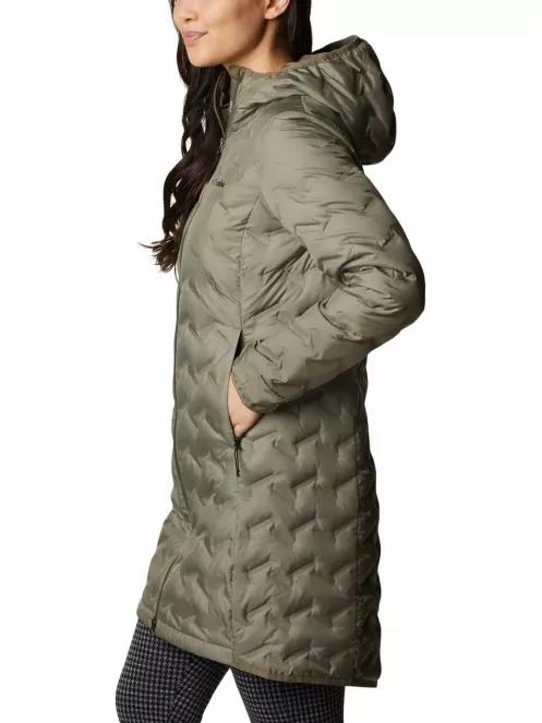 jacheta de puf pt. femei Columbia Delta Ridge Long Down Jacket verde 4