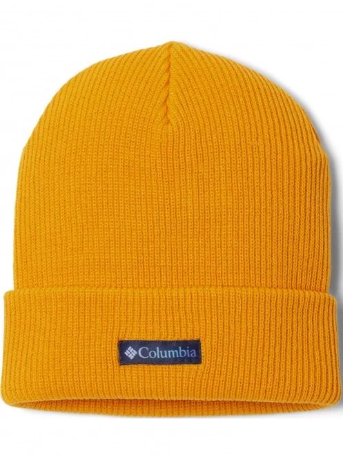caciula tricotata Columbia Whirlibird Cuffed Beanie galben 2