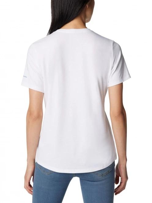 tricou cu maneci scurte pt. femei Columbia Sun Trek Short Sleeve Graphic Tee alb 4