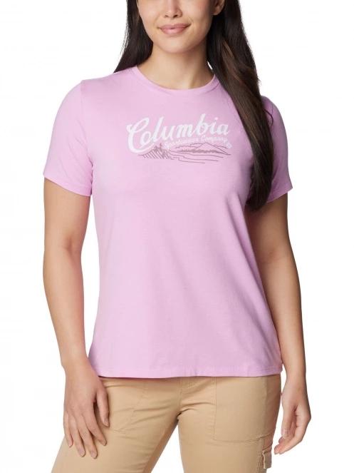 tricou cu maneci scurte pt. femei Columbia Sun Trek Short Sleeve Graphic Tee roz 2