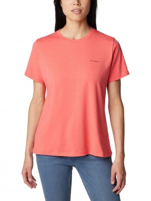 tricou cu maneci scurte pt. femei Columbia Sun Trek Short Sleeve Graphic Tee rosu 2