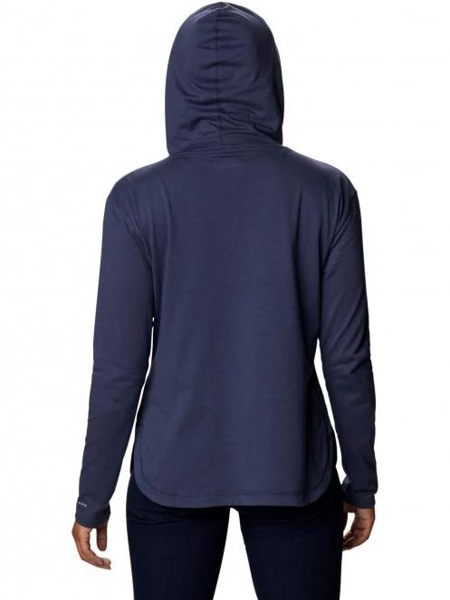 pulover cu gluga pt. femei Columbia Sun Trek Hooded Pullover albastru 4