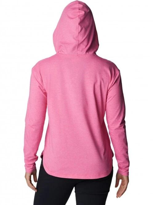 pulover cu gluga pt. femei Columbia Sun Trek Hooded Pullover magenta 4