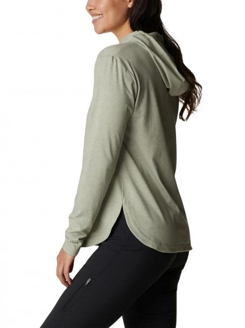pulover cu gluga pt. femei Columbia Sun Trek Hooded Pullover verde 3