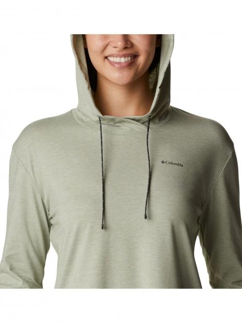 pulover cu gluga pt. femei Columbia Sun Trek Hooded Pullover verde 6
