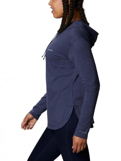 pulover cu gluga pt. femei Columbia Sun Trek Hooded Pullover albastru 3