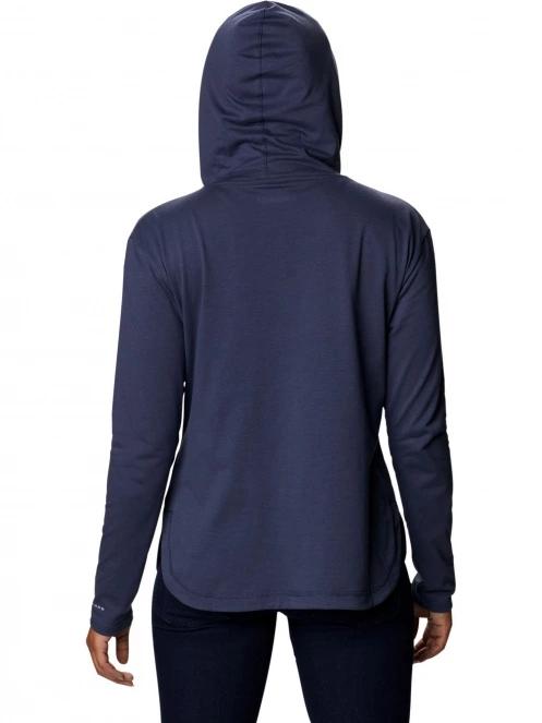 pulover cu gluga pt. femei Columbia Sun Trek Hooded Pullover albastru 4