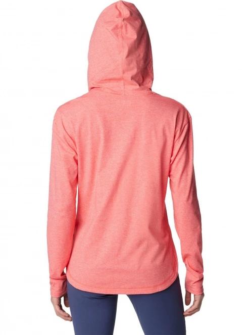 pulover cu gluga pt. femei Columbia Sun Trek Hooded Pullover rosu 4