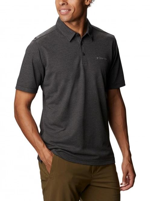 tricou cu guler pt. barbati Columbia Havercamp Pique Polo negru 5
