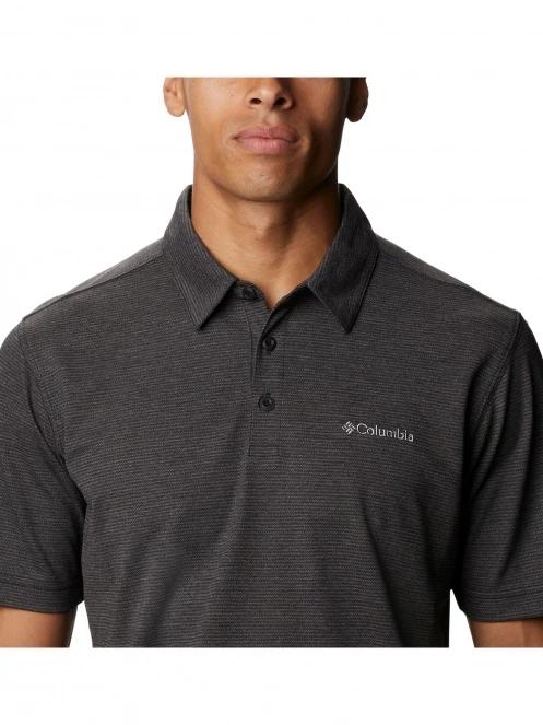 tricou cu guler pt. barbati Columbia Havercamp Pique Polo negru 6