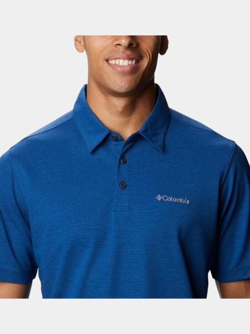 tricou cu guler pt. barbati Columbia Havercamp Pique Polo albastru 6