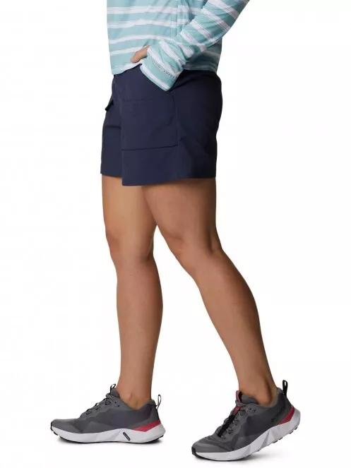 pantaloni scurti pentru drumetii pt. femei Columbia W Summerdry Cargo Short albastru 4