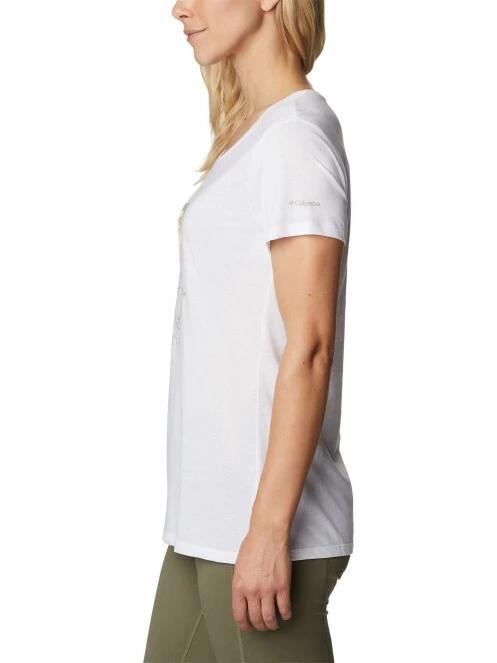tricou cu maneci scurte pt. femei Columbia Daisy Days SS Graphic Tee alb 3