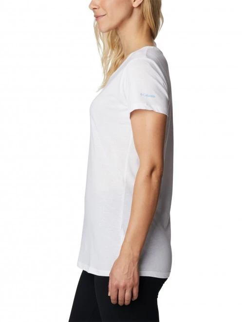 tricou cu maneci scurte pt. femei Columbia Daisy Days SS Graphic Tee alb 3