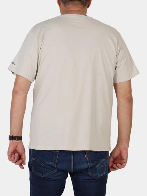 tricou cu maneci scurte pt. barbati Columbia Path Lake Graphic Tee II nisip 3