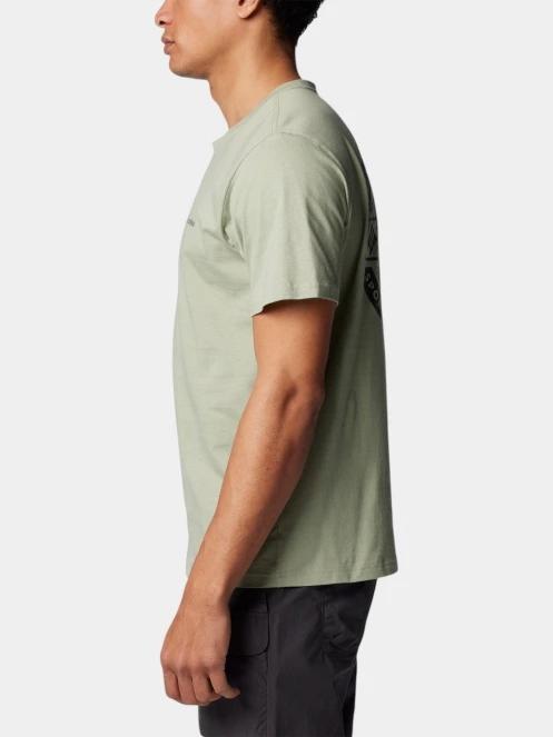 tricou cu maneci scurte pt. barbati Columbia Rapid Ridge Back Graphic Tee II verde 3