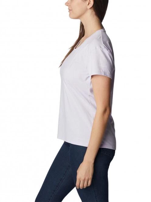 tricou cu maneci scurte pt. femei Columbia Sun Trek SS Tee violet 3