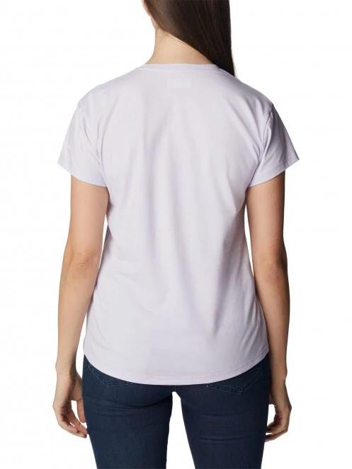 tricou cu maneci scurte pt. femei Columbia Sun Trek SS Tee violet 4