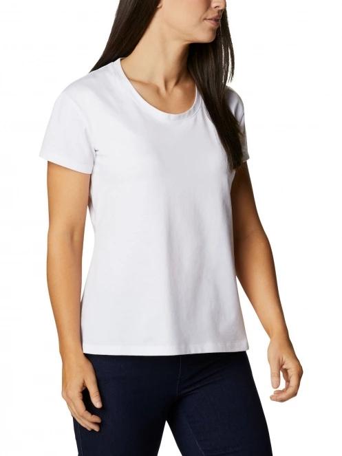 tricou pentru sport, cu maneci scurte pt. femei Columbia Sun Trek Short Sleeve Tee alb 5