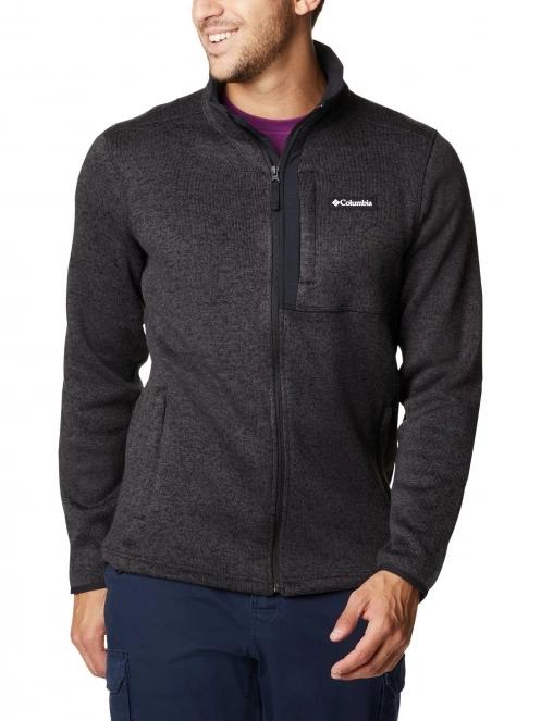 pulover polar pt. barbati Columbia Sweater Weather Full Zip negru 2