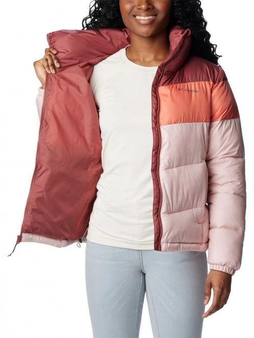jacheta de strada pt. femei Columbia Puffect Color Blocked Jacket roz 6