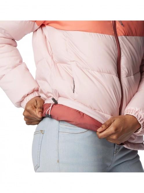 jacheta de strada pt. femei Columbia Puffect Color Blocked Jacket roz 8