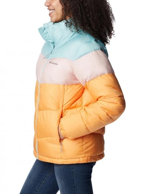 jacheta de strada pt. femei Columbia Puffect Color Blocked Jacket galben 3