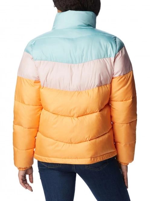 jacheta de strada pt. femei Columbia Puffect Color Blocked Jacket galben 4