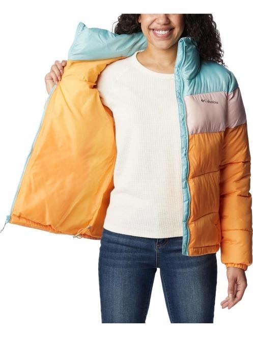 jacheta de strada pt. femei Columbia Puffect Color Blocked Jacket galben 6